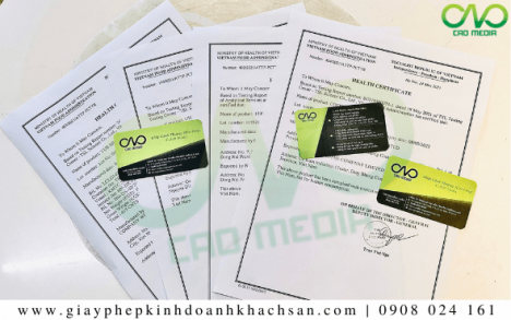 Hồ sơ xin giấy Health Certificate bánh bao than tre