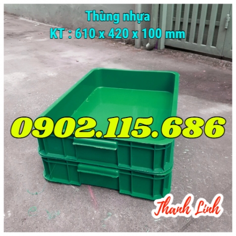 Thùng nhựa cao 10cm,  thùng  nhựa  HS025, thùng  nhựa  cao 1T, thùng nhựa công nghiệp, thùng nhựa đặ