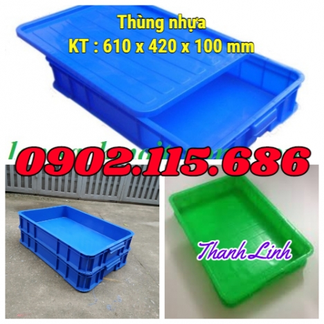 Thùng nhựa cao 10cm,  thùng  nhựa  HS025, thùng  nhựa  cao 1T, thùng nhựa công nghiệp, thùng nhựa đặ