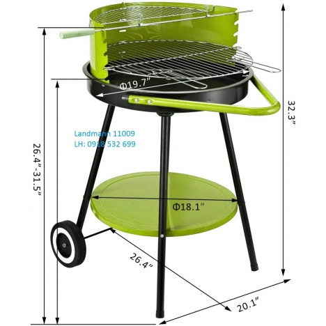 Bếp nướng than hoa Landmann 11009