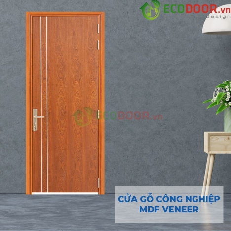 Cửa gỗ công nghiệp MDF chống ẩm tại Ecodoor