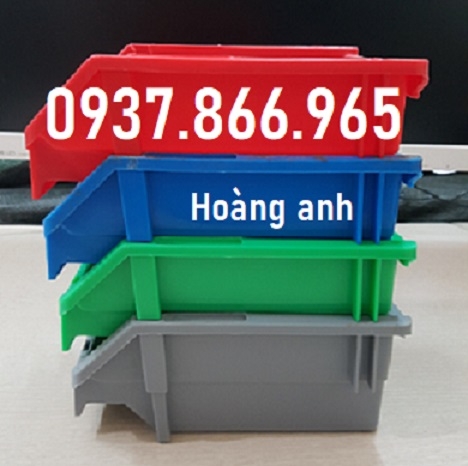 Kệ nhựa vát 1 đầu có rãnh gài, kệ dụng cụ, khay nhựa dùng trong nhà xưởng cơ khí