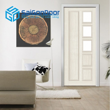 Cửa nhựa nhà tắm PVC tại Saigondoor
