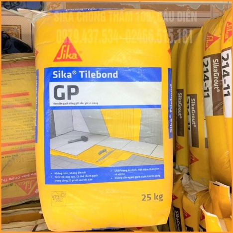 Sika Tilebond GP-25Kg Vữa Dán Gạch