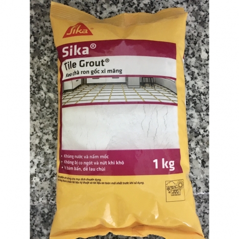 Sika Tile Grout-1Kg Keo Chà Ron Dễ Lau Chùi Chống Rêu Mốc