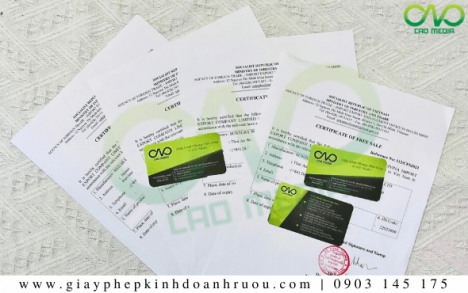 Thủ tục xin giấy phép lưu hành tự do rượu long nhãn