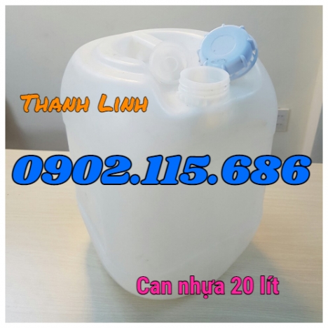 Can nhựa, can nhựa HDPE nguyên sinh, can nhựa 20 lít, can 20 lít đựng hóa chất, can nhựa đựng hóa ch