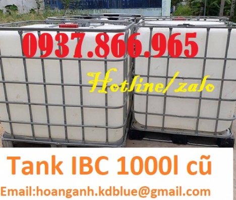 Tank nhựa cũ độ mới 90%,Bồn nhựa màu trắng 1 khối, tank nhựa đựng dung dịch lỏng, bồn nhựa đựng nước