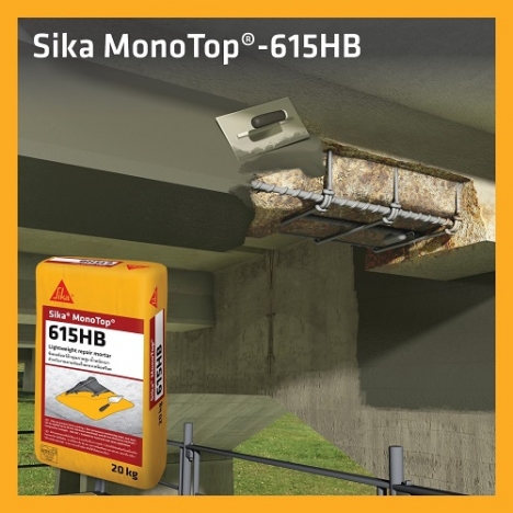 SIKA MONOTOP 615 HB | VỮA SỬA CHỮA BÊ TÔNG