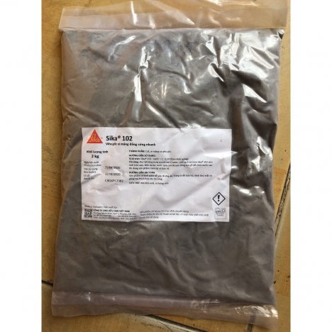 Sika 102-2Kg Vữa Gốc Xi Măng Đông Cứng Nhanh Cản Nước