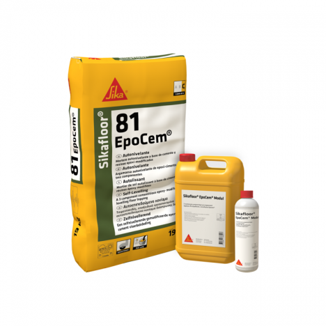 Sikafloor 81 Epocem-23Kg Vữa Tự San Bằng Gốc Xi Măng Epoxy