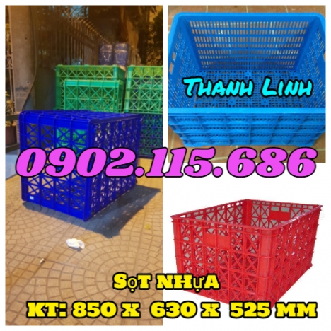 Sọt nhựa có bánh xe, sóng nhựa 8 bánh xe, sọt nhựa công nghiệp,  sọt nhựa kéo hàng,  sọt nhựa có bán