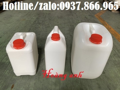 Can nhựa 5 lít,can nhựa hóa chất, can nhựa HDPE 25l đựng hóa chất, can nhựa đựng dung dịch lỏng