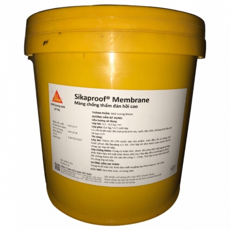 chống thấm bitum polyme cải tiến SIKAPROOF MEMBRANE 6KG