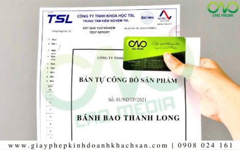 Quy trình kiểm nghiệm và công bố bánh bao thanh long
