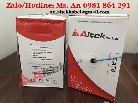 Cáp mạng ngoài trời UTP Cat6 hàng nhập khẩu nguyên cuộn