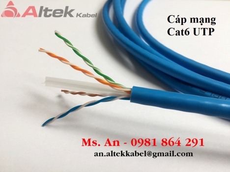 Cáp mạng ngoài trời UTP Cat6 hàng nhập khẩu nguyên cuộn