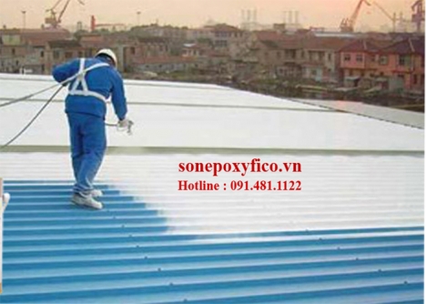 Thi công sơn chống nóng mái tôn tại bạc liêu