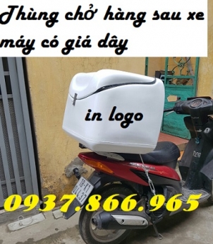 Sản xuất thùng chở hàng nhựa composite tại miền bắc, thùng giao cơm văn phòng có in logo, thùng giao