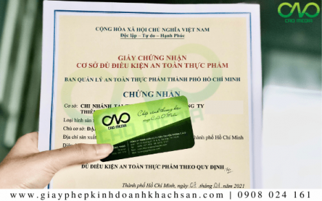 Xin giấy phép ATTP cơ sở sản xuất bánh bao thanh long