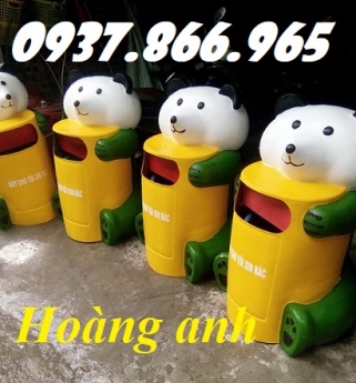 Thùng rác trong trường học, thùng rác tại khu vui chơi,  thùng rác hình thú, thùng rác giá rẻ