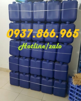 Địa chỉ uy tín cung cấp can nhựa đựng hóa chất, can nhựa 20l, can nhựa 20 vuông màu trắng