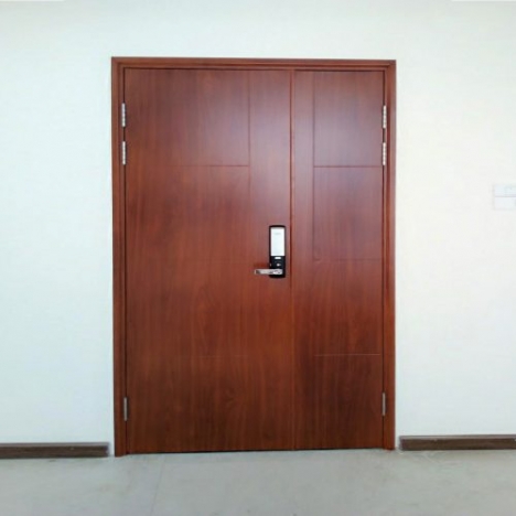 Cửa Thép Vân Gỗ Chống Cháy - Giá Siêu Ưu Đãi Tại GiaPhatDoor