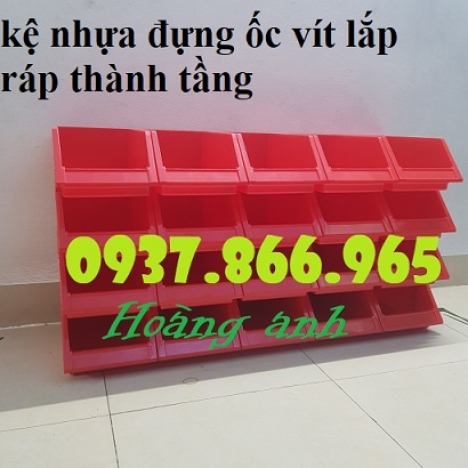 Khay đựng dụng cụ cơ khí toàn Miền Bắc, kệ dụng cụ vát đầu có tắc kê, khay nhựa dùng trong nhà xưởng