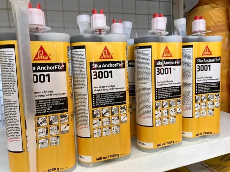 Sika AnchorFix-3001 (Tuýp 600ml) - Sika Keo khoan cấy thép chuyên dụng, chất lượng cao