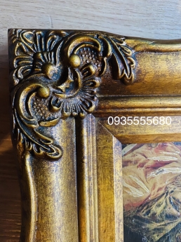Giao lưu bức tranh sơn dầu decor nhỏ xinh