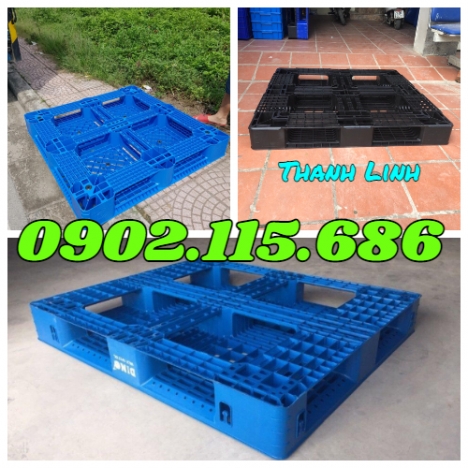 Pallet nhựa, pallet nhựa 1 mặt, pallet nhựa 2 mặt, pallet nâng hàng nặng, pallet nhựa nguyên sinh, p