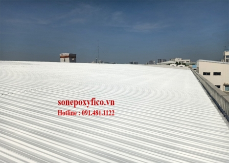 Thi công sơn chống nóng mái tôn tại bến tre