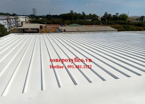 Thi công sơn chống nóng mái tôn tại bến tre
