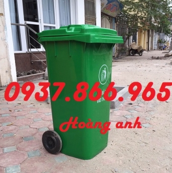 Bán xe gom rác, thùng gom rác 240l, thùng rác nhựa HDPE, thùng rác giá rẻ tại miền bắc