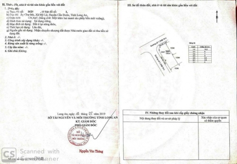 Bán lô đất đẹp, góc 2 mặt tiền, cạnh THĐT Rạch Kiến. Giá 1.4 tỷ