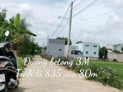 Bán nền thổ cư 140m2 ngay chợ Phước Vân - Cần Đước. Giá rẻ 1 tỷ 150tr