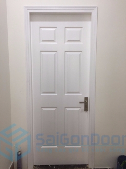 Cửa gỗ công nghiệp HDF phòng ngủ giá chỉ 2.250.000đ/bộ