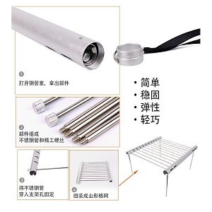 Bếp nướng vỉ gấp gọn