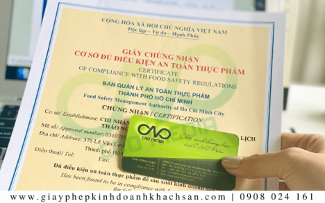Xin giấy phép an toàn thực phẩm tại thành phố Thủ Đức