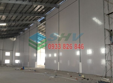 Tôn Panel Rockwool Phẳng Dày 100MM