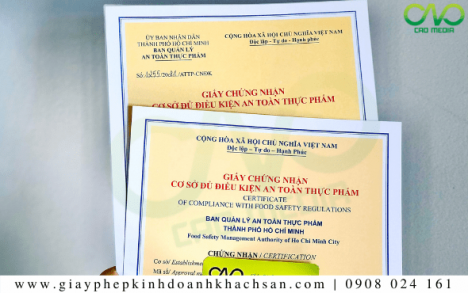 Xin giấy phép ATTP kho lạnh bảo quản thực phẩm