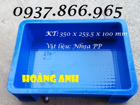 Khay cơ khí hình chữ nhật, giá khay nhựa b12 tại hà nội, khay nhưa đựng đồ kim khí