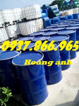 Phuy sắt cũ trồng cây, phuy sắt đựng chất nhuộn, phuy sắt dùng trong nghiệp