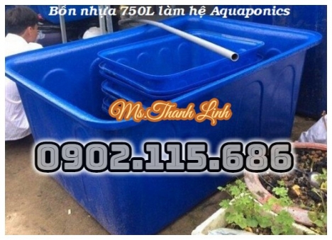 Bồn nhựa 750L, bồn nhựa 500L, bồn nhựa 300L