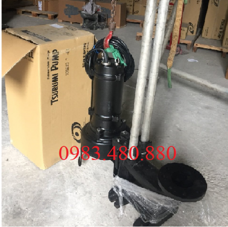 Call/Zalo: 0983.480.880 *Máy bơm chìm nước thải Tsurumi 50B2.4, công suất 0.4kw giá tốt *