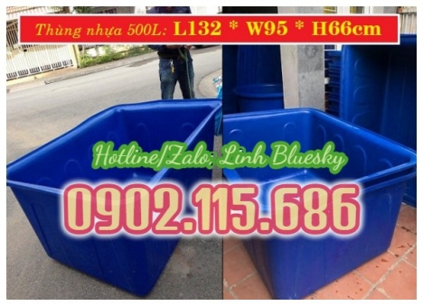 Bồn nhựa 750L, bồn nhựa 500L, bồn nhựa 300L