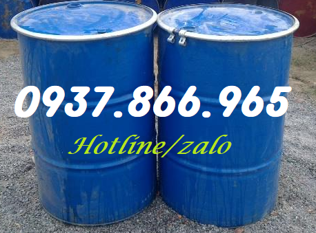 Phuy sắt cũ trồng cây, phuy sắt đựng chất nhuộn, phuy sắt dùng trong nghiệp