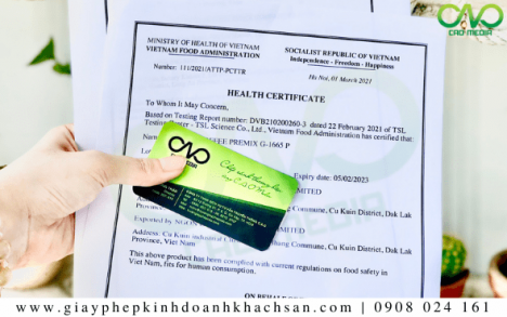 Thủ tục xin giấy chứng nhận y tế sản phẩm bánh mì xuất khẩu