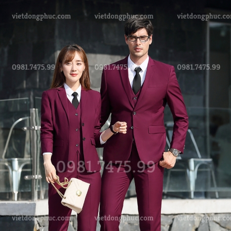 Mẫu áo vest đồng phục  sang trọng và hợp thời trang nhất 2021