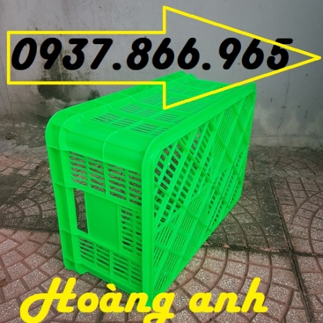 Thùng nhựa HS 018, sọt nhựa đựng thực phẩm sạch, sọt nhựa đựng trong may mặc